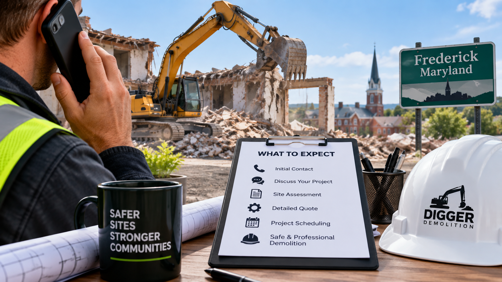 Contacting Digger Demolition in Frederick, Maryland: When to Reach Out and What to Expect